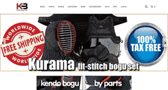 Desktop Screenshot of kendo-bogu.com